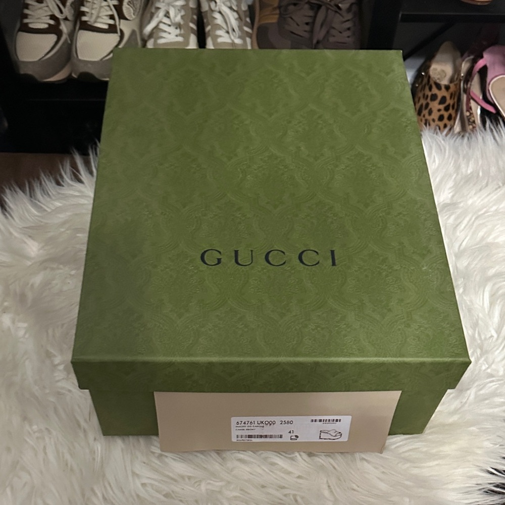 Gucci Olive Green Shoe Box